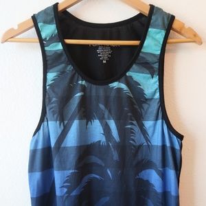 Men Palm Spring Printed Tank Top
